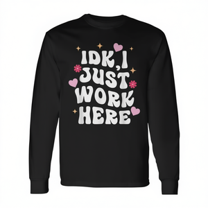 Maglietta a maniche lunghe - Non so, lavoro solo qui - Categoria prodotti promozionali - Product Image 2