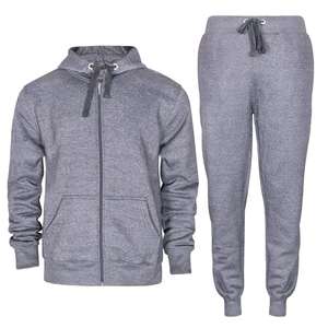 Venta al por mayor de ropa de calle de invierno Regular Fit logotipo personalizado para hombre Vintage 2 en 1 cierre de cordón con cuentas chándal con estampado de leopardo - Product Image 3