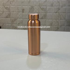 Grossiste Fabricant de 1L 950ML Cuivre Bouteilles D'eau Ayurvédiques Santé Avantages 100% Pur Cuivre Yoga Bouteilles logo personnalisé - Product Image 5