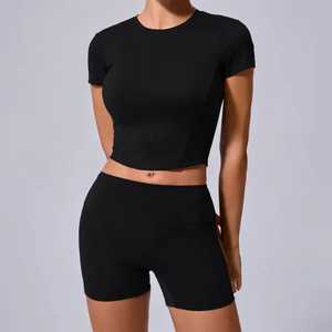 Ensembles de yoga 3 pièces doux et confortables pour femmes pour vêtements de sport/vêtements de fitness femme 2025 ensembles de yoga sans couture pour vêtements actifs - Product Image 1