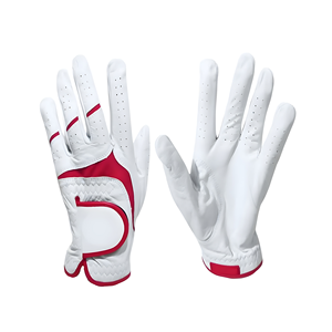 High Quality Men'<b>s</b> Sheepskin Leather Golf Glove Custom Colors Comfortable Lightweight Anti-Slip Soft Breathable Sports Hands - Product Image 4