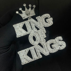 Bijoux Hip Hop à la Mode Pendentif Personnalisé avec Lettre Argent 925 Diamant de Laboratoire Glacé Pendentif pour Hommes et Femmes - Product Image 4