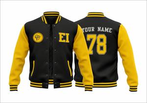 Chaqueta de bombardero de lana de talla grande XL de color personalizado de tendencias unisex, Material interior acolchado de invierno, diseño transpirable impreso CP - Product Image 3