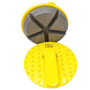 Tampons <span class=keywords><strong>de</strong></span> polissage diamantés à liant résineux pour machine à taloche, pour système <span class=keywords><strong>de</strong></span> finition <span class=keywords><strong>de</strong></span> sols en béton, similaires au système Concria Fast - Product Image 5