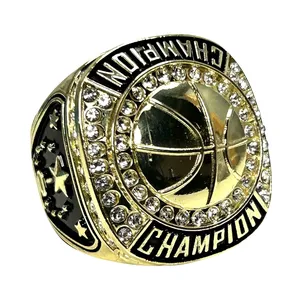 Simple Custom Design Boxing Championship Gold Ring