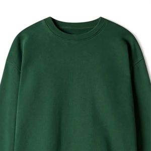 Sudadera informal de cuello redondo de lana para hombre, color y diseño personalizados con técnica de soplo, ajuste relajado para trajes diarios - Product Image 2
