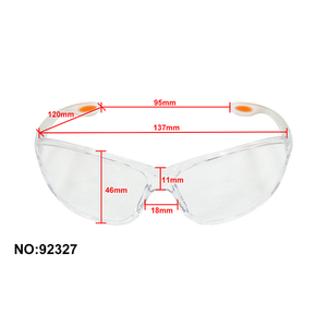 Lentes de PC de una pieza, ligeras, sin marco, antideslizantes, ANSI Z87.1 y CE EN166, gafas de seguridad láser aprobadas, protección ocular - Product Image 4