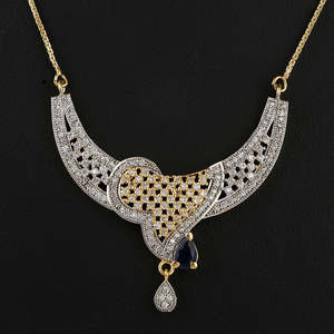 American Diamond <b>Locket</b> Set - Multi - Product Image 3