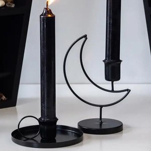 Fleur Petite Forme Table De Dîner En Métal Fer Mat Noir Bougie Photophore Meilleure Vente Pas Cher - Product Image 4