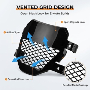 JFG Nuevo Ensamblaje de Plástico Ventilado para Guardabarros Delantero con Soporte de Matrícula para Motocicletas de Cross <span class=keywords><strong>SurRon</strong></span>, Talaria Sting, E Ride Pro, Tuttio, Soleil 01 - Product Image 3