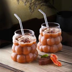 Mug à café en borosilicate de haute qualité ERKUGO avec un design créatif en forme de raisin, style mignon pour les fêtes et la maison - Product Image 1