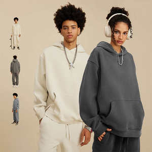 Hip Hop Heavyweight 100% Coton Polaire Surdimensionné Blanc Vintage Acid Wash Hoodie Logo Personnalisé Hoodies - Product Image 4