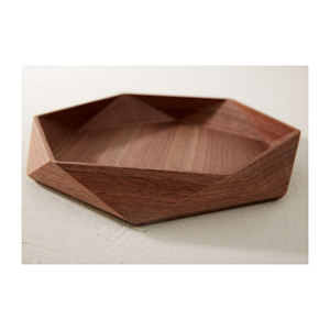 Vente en gros assiette de service en bois ronde avec bordure pour les fêtes de mariage cuisine et plateau de table assiette à vaisselle de haute qualité - Product Image 2