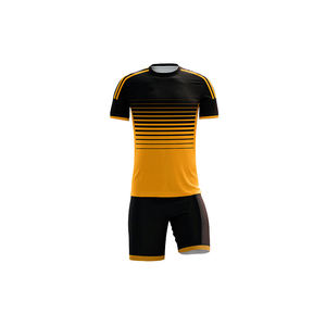 2025 vente chaude 100% polyester vêtements de football ensemble d'uniformes chemises de football complètes avec un design imprimé uni - Product Image 3
