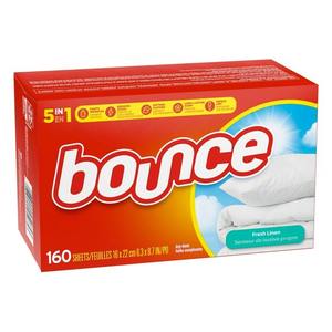 Feuilles d'assouplissant en lin frais Bounce, 160 ct - Product Image 6