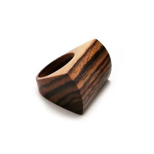 Anillo de madera maciza personalizado al por mayor para hombres y mujeres, anillo de madera, último anillo circular para manualidades - Product Image 6
