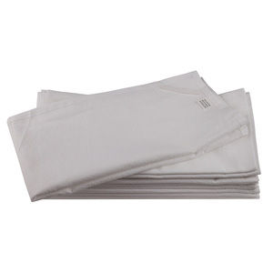 Serviette de sac à farine moderne 100% coton Design réutilisable en serviettes et accessoires en tissu blanc - Product Image 3