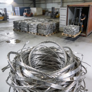 Déchets de fil d'aluminium 6063, fil d'aluminium brillant de haute pureté en balles pour la fusion industrielle et les usines de récupération des métaux - Product Image 2