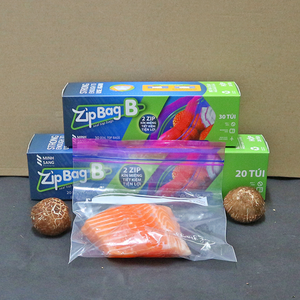 Bolsa de alimentos con doble cremallera biodegradable de primera calidad para almacenamiento fresco Bolsas resellables ecológicas para aperitivos Frutas y verduras - Product Image 6