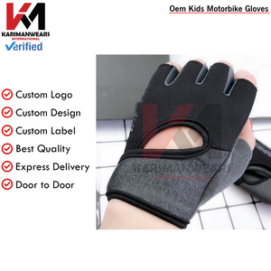 Gants de vélo pour enfants, demi-doigts, antidérapants, respirants, sans doigts, gants de sport, salle de sport, entraînement, vélo, activités estivales - Product Image 2