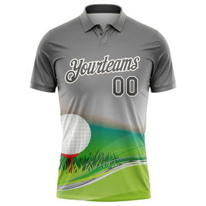 Fabricant de polo de golf personnalisé | T-shirts de polo de vêtements de sport OEM | Polo à séchage rapide évacuant l'humidité pour hommes femmes en gros - Product Image 4