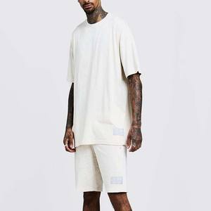 ชุดวอร์มสั้นสำหรับฤดูร้อน (SHS-165) เสื้อผ้าอายัทสำหรับผู้ชายและผู้หญิงขนาดใหญ่พิเศษติดโลโก้ได้ตามต้องการ - Product Image 1