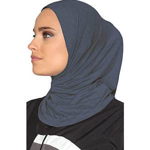 Hijab de color sólido para mujer, tela suave ajustable de alta calidad disponible en todos los tamaños, transpirable y cómodo - Product Image 2