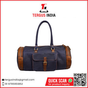 Bolsas de viaje de lona de cuero genuino de la mejor calidad multifuncional del fabricante al por mayor para hombres - Product Image 2