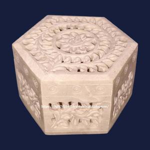 ผลิตและขายส่งกล่องแกะสลักหินสบู่ทุกชนิดที่มีขนาดแตกต่างกันพร้อมใช้งานสำหรับเป็นของขวัญระดับธุรกิจ - Product Image 4