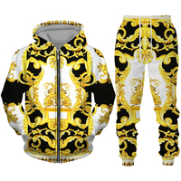 Conjunto Deportivo Ecológico de Algodón 100% para Invierno 2025, Sudadera con Capucha, Estilo Moderno, Corte Regular, Estampado en Serigrafía Navideño