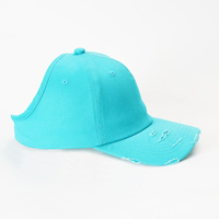 Gorras de Béisbol Personalizadas al por Mayor de Alta Calidad con Logotipo Bordado, Lavado Ácido, Estilo Desgastado, Unisex, Color Sólido, Transpirables