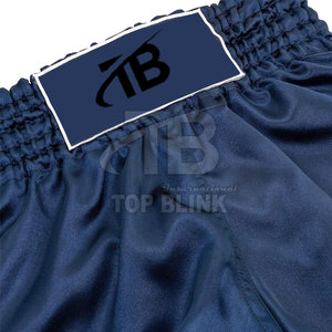 กางเกงขาสั้นผ้าโพลีเอสเตอร์สำหรับผู้ชายกางเกงมวยไทยกางเกงมวยไทยขาสั้นแบบสั่งทำสีมวยไทย - Product Image 2