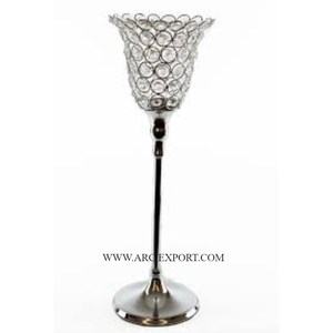 Candelabro de mesa de lujo recién llegado, soporte votivo, 3 juntas de Metal y cristal, tamaño grande, decoración del hogar, candelabro votivo - Product Image 6