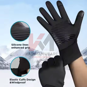 Guantes de Fútbol Americano Súper Adherentes, Guantes Deportivos de Invierno para Exteriores con Pantalla Táctil, Guantes de Fitness para Hombre y Jóvenes, Guantes con Agarre Personalizado - Product Image 6