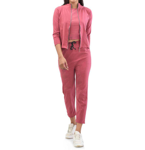 Women Fashion Casual Tracksuit Long Sleeve Zipper Jacket <b>Pants</b> 2pcs Sets Best Quality Women Tracksuits Designs - Product Image 1