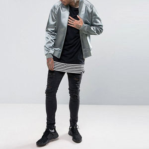 Vestes en satin à manches longues de meilleure qualité Meilleures ventes 2025 Vestes en satin pour hommes pour adultes - Product Image 4