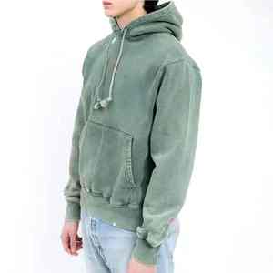 Nouvel arrivage de sweats à capuche vieillis pour hommes avec service OEM Fabricant 100% sweats à capuche en coton personnalisés de meilleure qualité Sweats à capuche basiques pour hommes - Product Image 4