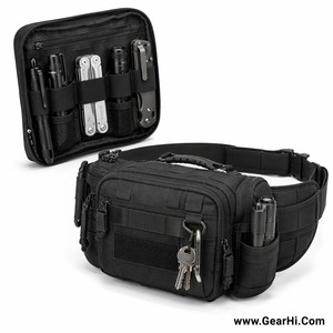 Yes Everyday Carry <b>Tool</b> Organizer <b>Pouch</b> Modular Waist Pack Compact Utility Bag Rugged Daily <b>Belt</b> Loop Carrier EDC Bags 1000D - Product Image 1