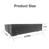 Amplificateur classe D 16 canaux amplificateurs pour la maison professionnel 8 sorties Subwoofer RCA équipement sonore/amplificateurs vente en gros