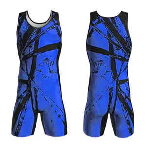 Venta al por Mayor de Trajes de Lucha Personalizados de Spandex/Poliéster con Tirantes Ajustables de Alta Calidad, Más Vendidos, Oferta en Línea para Equipos - Product Image 3