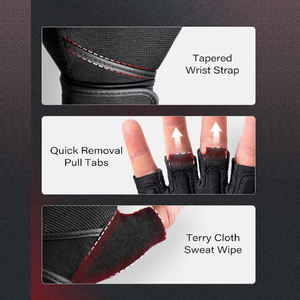 Logotipo personalizado Entrenamiento Fitness Gimnasio Guantes de levantamiento de pesas para hombres y mujeres Atletas disponibles para uso deportivo - Product Image 3