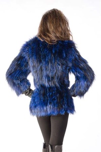 Chaqueta de Invierno MONO RIDER para Mujer, con Forro de Piel de Cordero y Pelo de Zorro, Estilo Hip Hop, con Patrón y Revestimiento de Seda, Venta al Por Mayor - Product Image 4