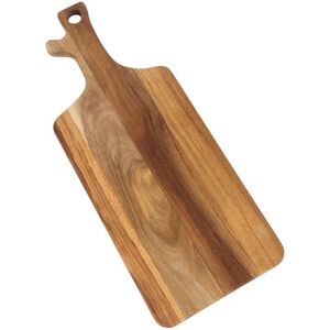 Grande planche à découper en bois d'acacia naturel dur 44.5x30x2cm écologique durable et parfaite pour la cuisine et le service - Product Image 2