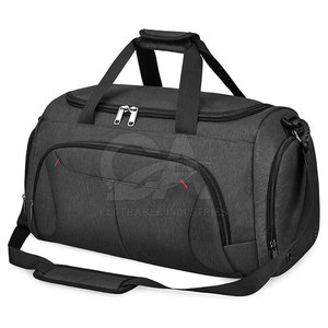 Sacs de voyage bon marché d'usine sac de sport de couleur personnalisée unie sacs de voyage de sport personnalisé d'usine - Product Image 1