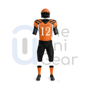 2025 Top vente hommes Football américain uniforme haute qualité à manches courtes sport T-Shirts ensemble Style équipe joueur Football Kits - Product Image 5