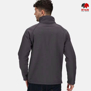 Veste Softshell sur mesure pour homme, fermeture éclair, tissu respirant avec logo personnalisé - Product Image 4