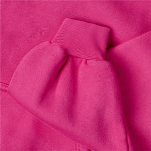 เสื้อฮู้ดดี้ผู้ชายสีชมพูเรียบแบบใหม่ คุณภาพสูง พิมพ์โลโก้ได้ตามต้องการ สไตล์สตรีท ทรงหลวม ไหล่ตก ไซส์ใหญ่ - Product Image 2