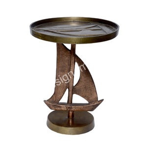 Support de gâteau de yacht antique fêtes d'anniversaire servant un plateau à gâteau plat bateau nautique Style yacht support à gâteau article de décoration de la maison - Product Image 1