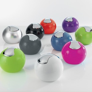 ชุดถังขยะ Spirella Bowl Collection ขนาด 16 x 14 ซม. (1 ลิตร) ทำจากโพลีสไตรีน สีดำ - Product Image 4