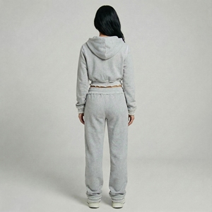 Sudadera con Capucha para Mujer, Invierno, Gruesa, 100% Algodón, Talla Grande, Alta Calidad, Estilo Vintage, Lavado Ácido, con Cordón Ajustable, Estilo Urbano, Personalizada, Desgastada - Product Image 4